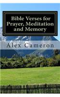 Bible Verses for Prayer, Meditation and Memory