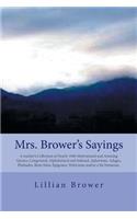 Mrs. Brower's Sayings: (English)