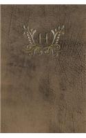 Monogram "H" Notebook