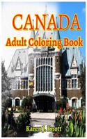 Canada Coloring Book for Adults Relaxation Meditation Blessing: Sketches Coloring Book