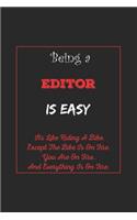 Being A Editor Is Easy