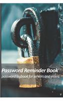 Password reminder book - password logbook for seniors and elders