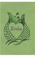 Personalized Daily Journal Diary - Mermaid Tails - Kirsten