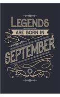 Legends Are Born in September