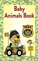 Baby Animals Book: Coloring Book, Relax Design for Artists with fun and easy design for Children kids Preschool(7 Animals in the City)