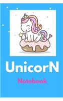unicorn composition notebook wide ruled