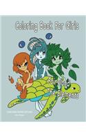 Coloring Book for girls Fairyland The Elements