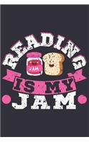 Reading Is My Jam: Book lovers journal, gifts for bookworms, gifts for book readers, book lovers notebook 6x9 Journal Gift Notebook with 125 Lined Pages