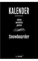 Kalender für Snowboarder