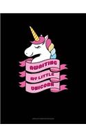 Awaiting My Little Unicorn: Unruled Composition Book