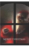 Merry Christmas Notebook, Cristmas Journal, Christmas Diary, Santa Claus - One Subject - 120 Pages