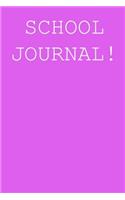 School journal!