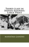 Third class in Indian railways: Large Print