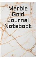 Marble Gold Journal Notebook