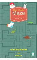 Master of Puzzles - Maze Book for Kids 200 Easy Puzzles Vol.1