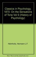 Classics in Psychology, 1870