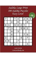 Sudoku Large Print - Easy Level - N°6: 100 Easy Sudoku Puzzles - Puzzle Big Size (8.3"x8.3") and Large Print (36 points)