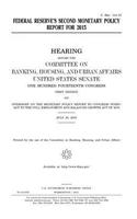 Federal Reserve's second monetary policy report for 2015