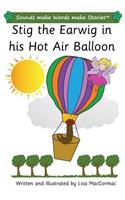 Stig the Earwig in his Hot Air Balloon
