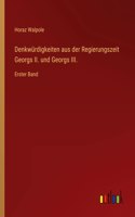 Denkwürdigkeiten aus der Regierungszeit Georgs II. und Georgs III.