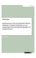 Kinderarmut in der Grundschule