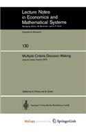 Multiple Criteria Decision Making