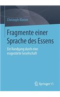 Fragmente einer Sprache des Essens