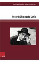Peter Ruhmkorfs Lyrik
