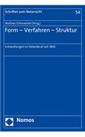 Form - Verfahren - Struktur