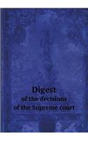 Digest of the Decisions of the Supreme Court