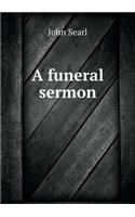 A funeral sermon