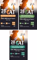 28 Years CAT QA, DILR & VARC Topic-wise Solved Papers (2021 - 1994) - set of 3 Books 15th Edition [Paperback] Deepak Agarwal, Shipra Agarwal