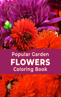 Popular Garden Flowers Coloring Book