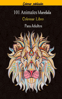 101 Animales Mandala Colorear Libro Para Adultos