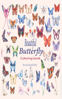 Beautiful Butterfly Coloring Book New And Expanded Edition