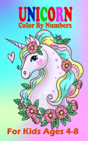 Unicorn Color By Numbers For Kids Ages 4-8: A Fun Educational Unicorn Coloring And Activity Book Filled with Gorgeous Magical Horses (Unicorn Books for Girls)