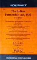 Partnership Act, 1932 With State Amendments And Overview Flowchart [Paperback] Professional'S