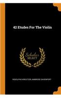 42 Etudes for the Violin