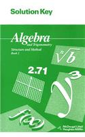 Algebra and Trigonometry Book 2 Solution Key: Structure and Method