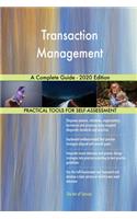 Transaction Management A Complete Guide - 2020 Edition