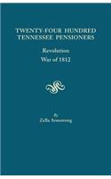 Twenty-Four Hundred Tennessee Pensioners