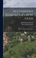 Allgemeines Künstlerlexikon, Oder