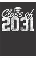 Class of 2031 Graduates Notebook Journal