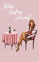 Wine tasting Journal: wine connoisseur gift, Wine log, taste rating booklet with 120 pages to track and rate wine