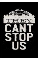 They Can't Stop Us: Graph Paper Notebook, 6x9 Inch, 120 pages