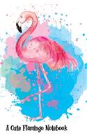 A Cute Flamingo Notebook