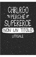 Chirurgo Perché Supereroe Non Un Titolo Ufficiale