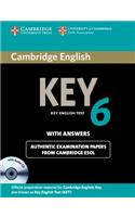 Cambridge English Key 6 Self-Study Pack (Student's Book with Answers and Audio CD)