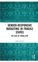 Gender Responsive Budgeting in Fragile States
