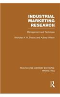 Industrial Marketing Research (RLE Marketing)